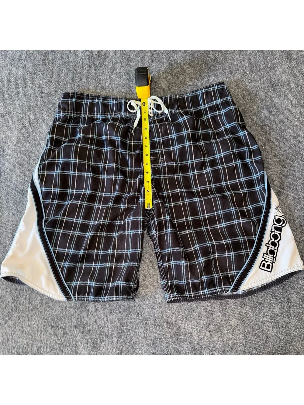 Billabong Grail Baby Blue Pinstripe Surf Board Shorts Mens 2XL Vtg y2k 90s Rare